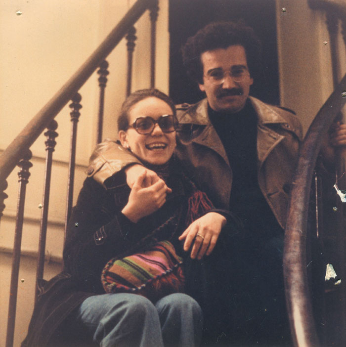 Ο Κωστής Παπαγιώργης με τη Φρίντα Λιάπα