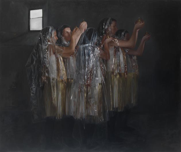 Axente Teodora, The five maiden «Νέοι Ορίζοντες της Ζωγραφικής». Το Μουσείο Φρυσίρα δίνει τόπο στα νιάτα.