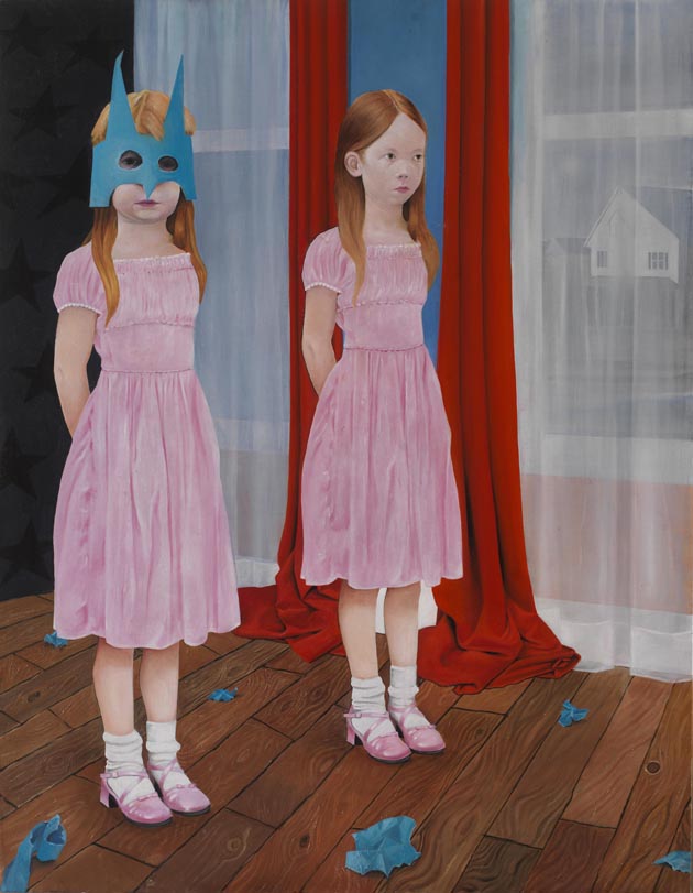 American flag (pink twins), Brann Renaud «Νέοι Ορίζοντες της Ζωγραφικής». Το Μουσείο Φρυσίρα δίνει τόπο στα νιάτα.