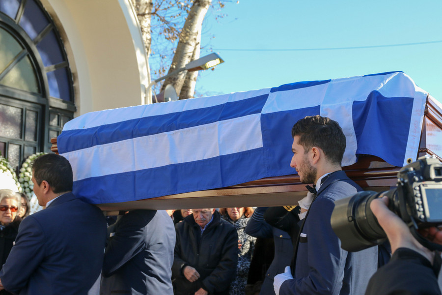 Με τιμές εν ενεργεία υπουργού Εξωτερικών κηδεύτηκε ο Κυριάκος Αμοιρίδης