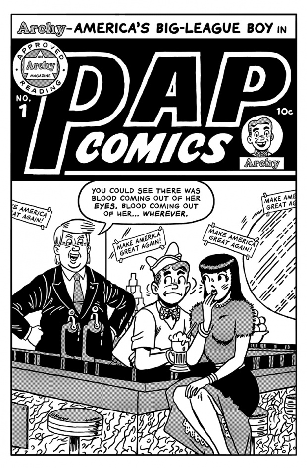 Οι πιο εξοργιστικές δηλώσεις του Τραμπ σε 15 εξώφυλλα κόμικ 