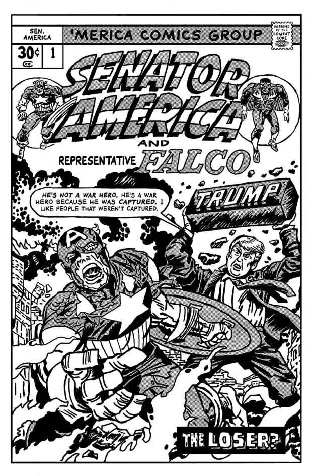 Οι πιο εξοργιστικές δηλώσεις του Τραμπ σε 15 εξώφυλλα κόμικ 