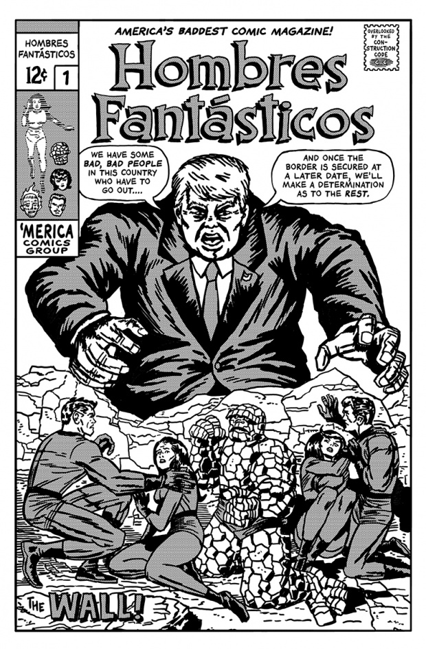 Οι πιο εξοργιστικές δηλώσεις του Τραμπ σε 15 εξώφυλλα κόμικ 