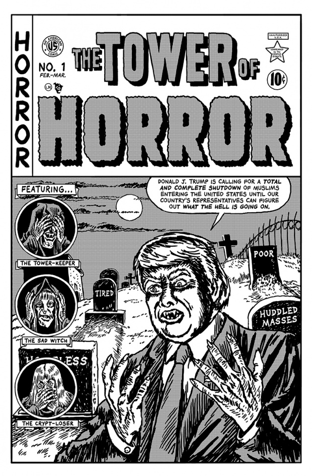 Οι πιο εξοργιστικές δηλώσεις του Τραμπ σε 15 εξώφυλλα κόμικ 