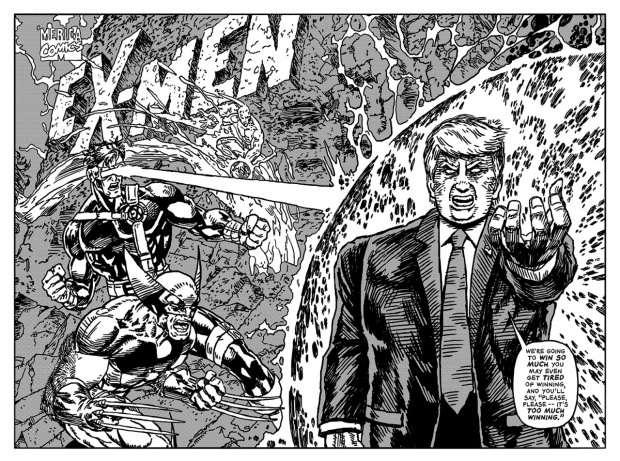 Οι πιο εξοργιστικές δηλώσεις του Τραμπ σε 15 εξώφυλλα κόμικ 