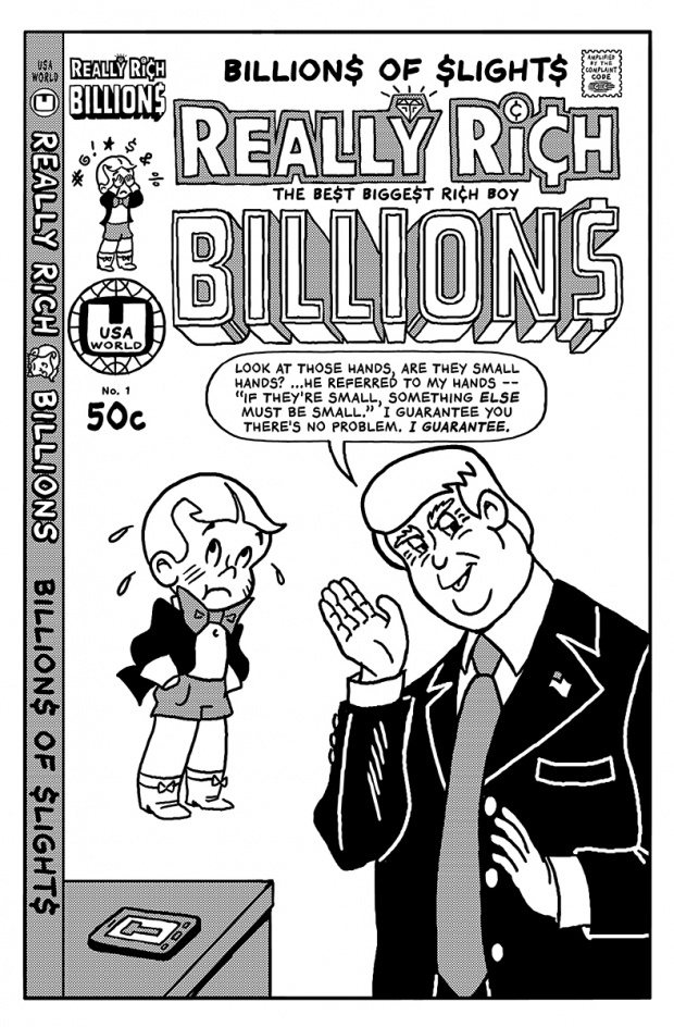 Οι πιο εξοργιστικές δηλώσεις του Τραμπ σε 15 εξώφυλλα κόμικ 