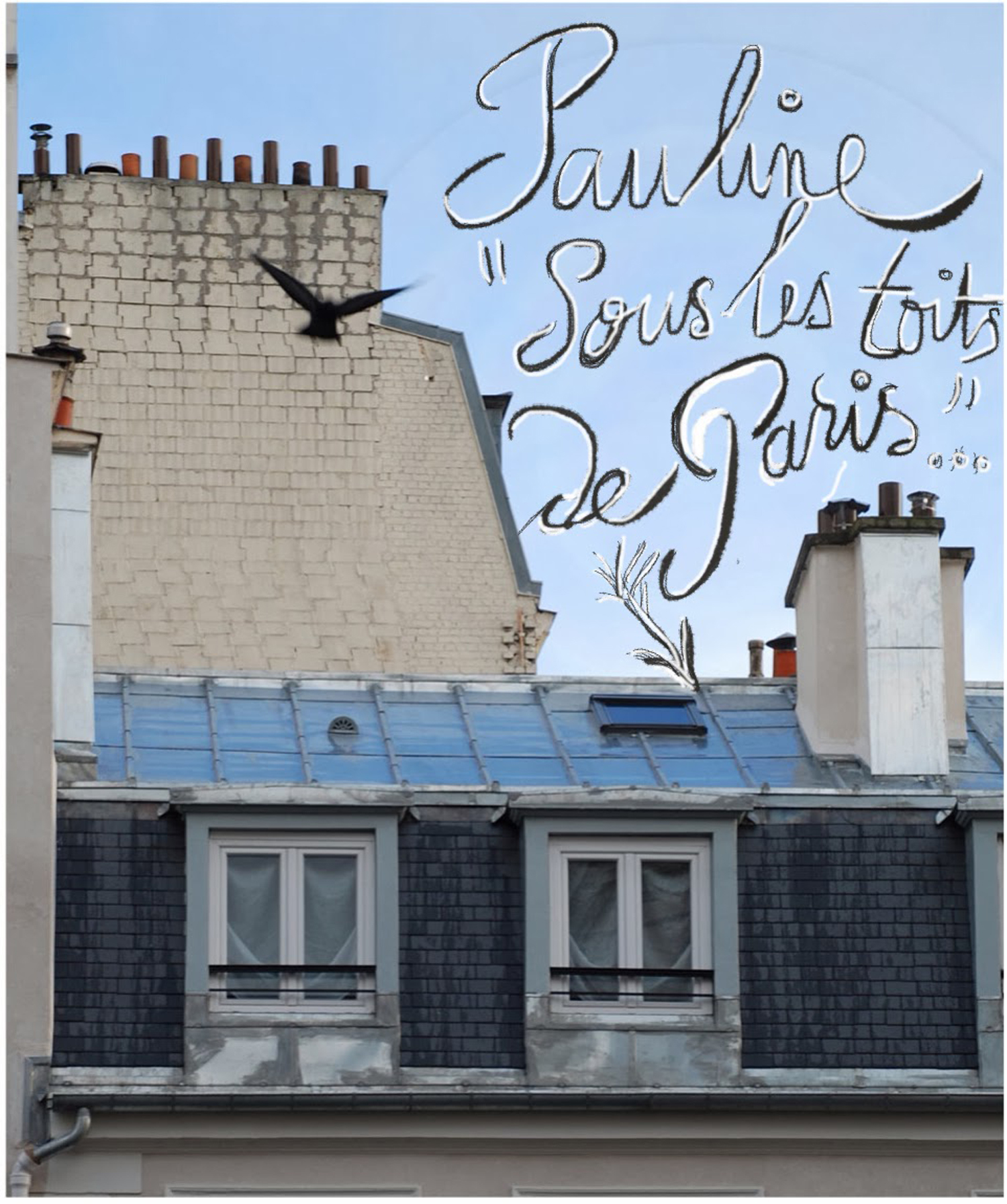 Το 25 τ.μ. διαμέρισμα της Pauline βρίσκεται σκαρφαλωμένο στον τελευταίο όροφο ενός παριζιάνικου κτιρίου