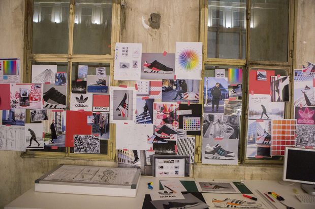 Άποψη από το installation για το σχεδιαστήριο του EQT