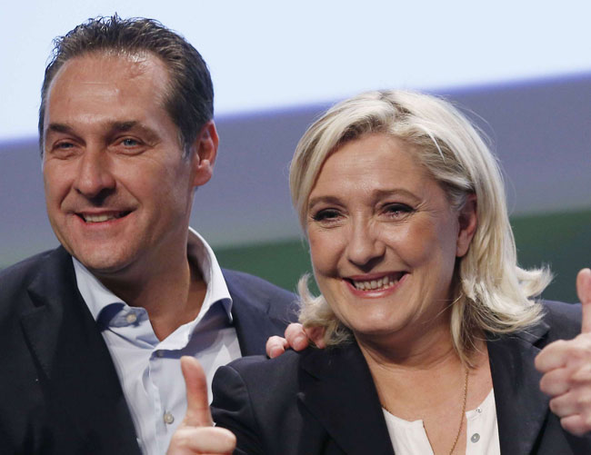 Για τη νίκη με τον Αυστριακό ακροδεξιό ηγέτη Heinz-Christian Strache