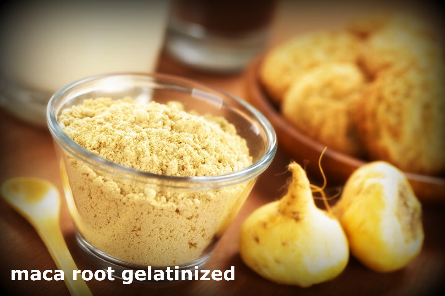 Maca gelatinized