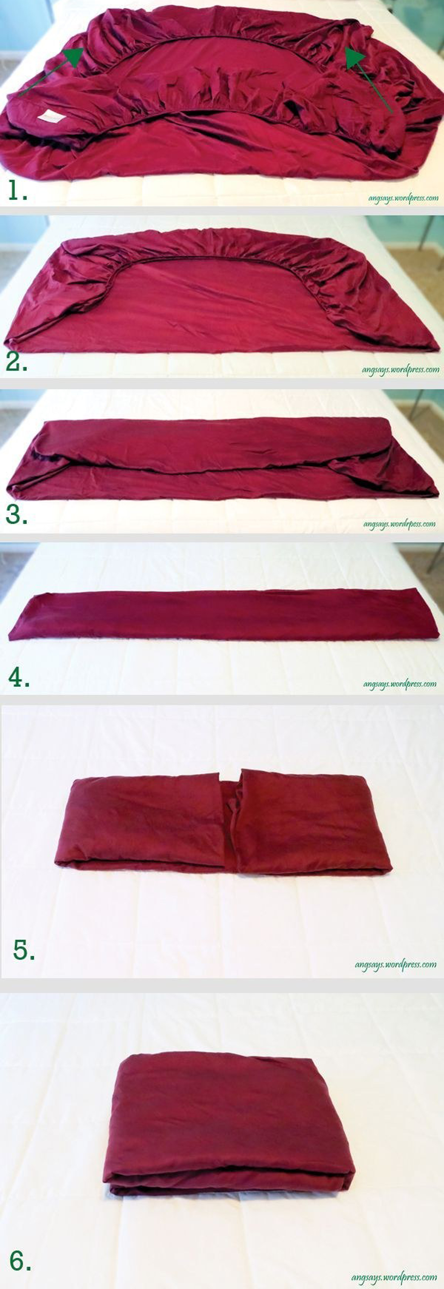 Πώς να διπλώσεις σωστά ένα σεντόνι με λάστιχο