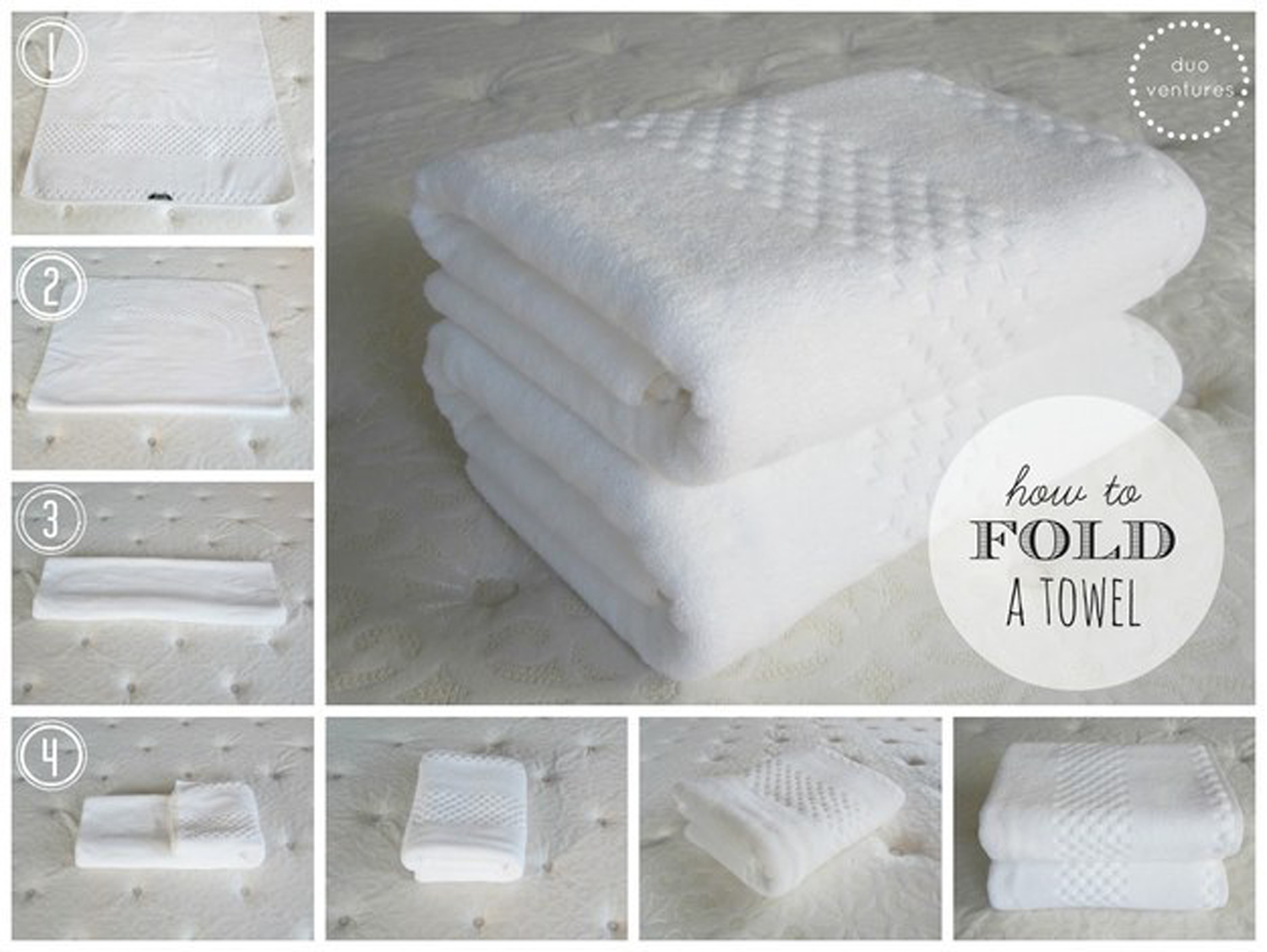 Πώς να διπλώσεις σωστά την πετσέτα του μπάνιου