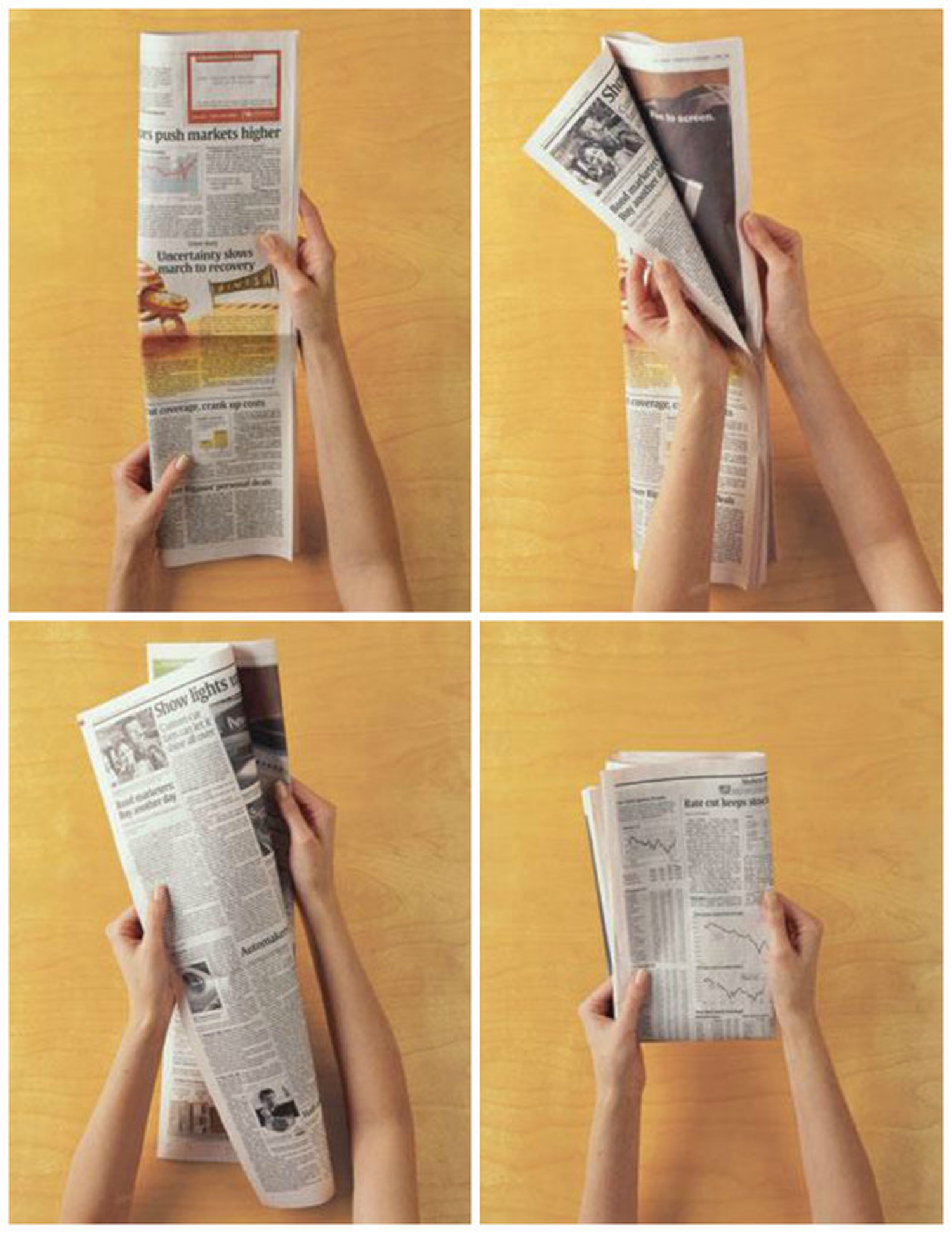 Πώς να διπλώσεις σωστά μια εφημερίδα