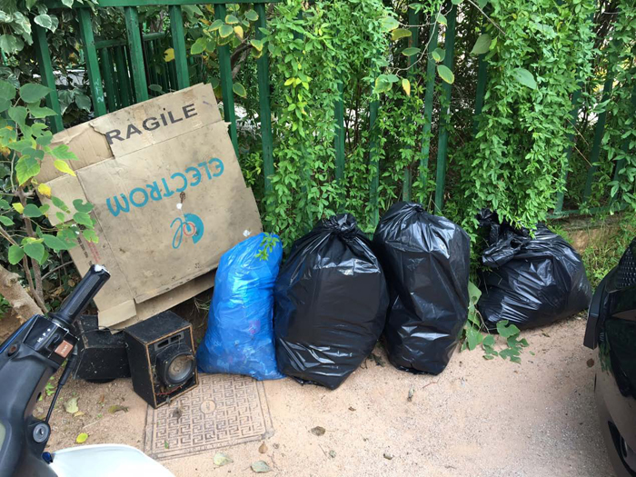 Πριν τον καθαρισμό των εθελοντών στο Πεδίο του Άρεως