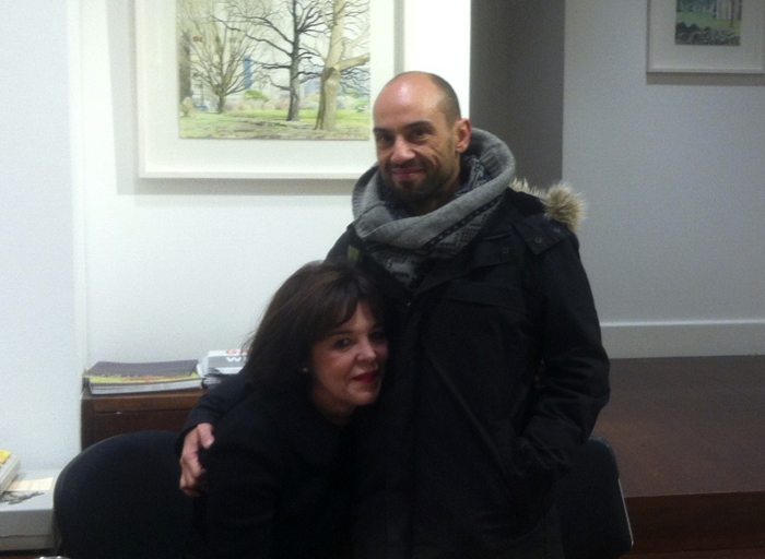 Η Ελισάβετ Σακαρέλη με τον Αντώνη Στάβερη