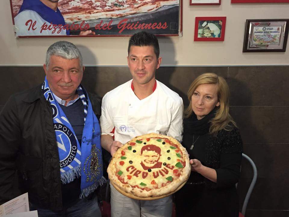 Με τους γονείς του Τσίρο Εσπόζιτο