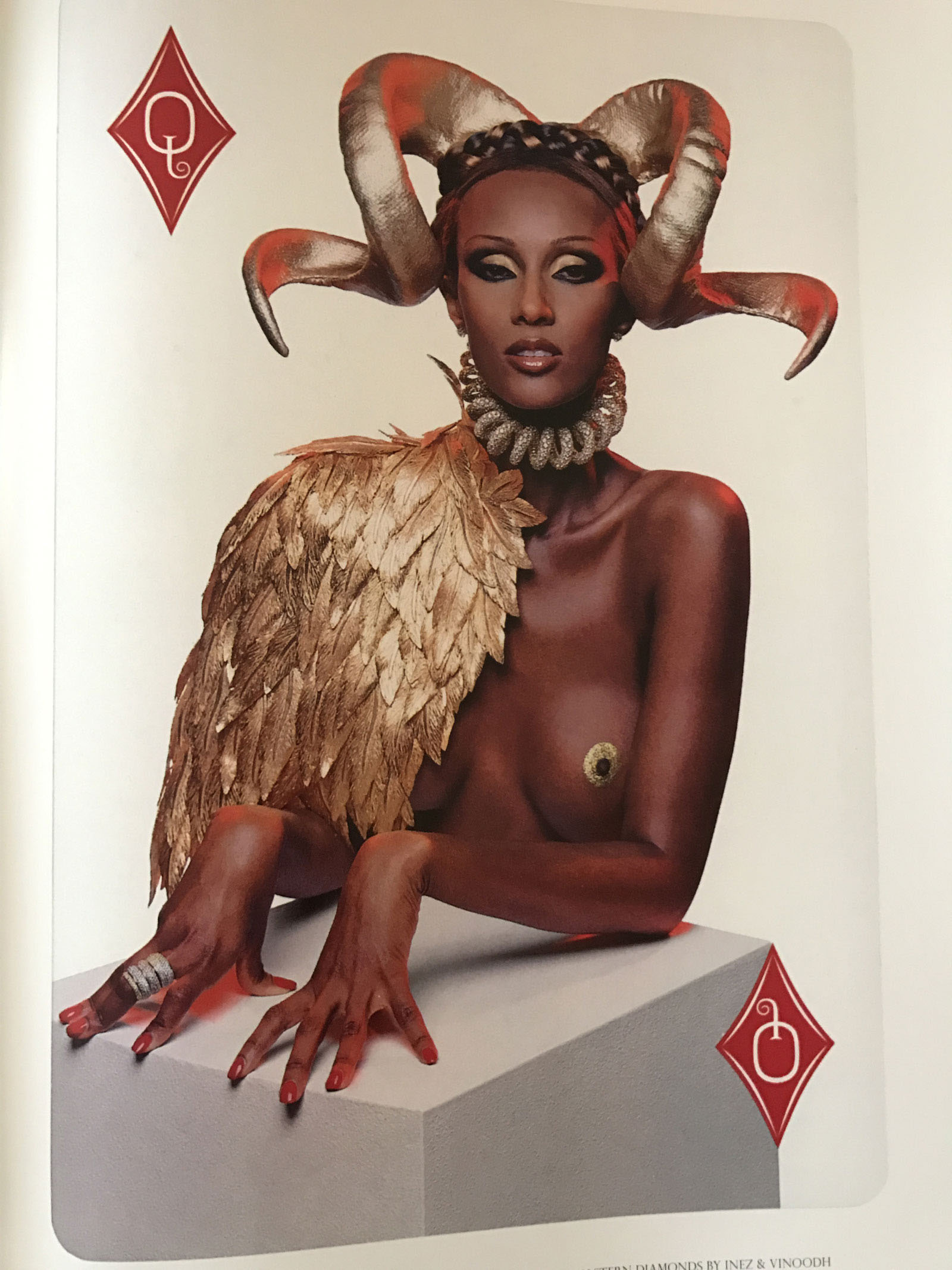 H Iman το 1997 με Alexander McQueen