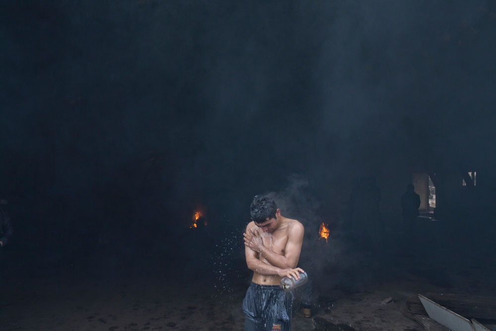 Πρόσφυγας στη Σερβία τον Ιανουάριο του 2017 Πρόσφυγας στη Σερβία τον Ιανουάριο του 2017