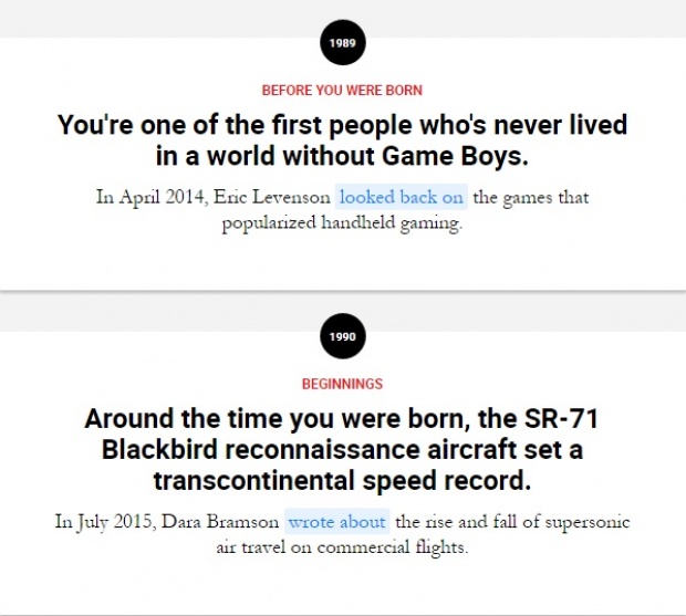 Δες πόσο άλλαξε ο κόσμος από την ημέρα που γεννήθηκες