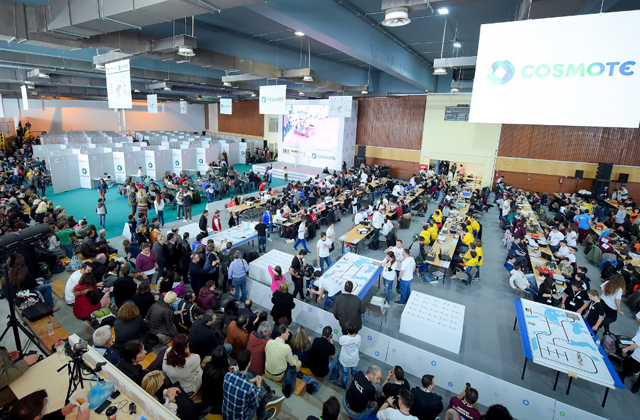  >1.100 μαθητές από όλη την Ελλάδα στον τελικό του Πανελλήνιου Διαγωνισμού Εκπαιδευτικής Ρομποτικής για Δημοτικό, Γυμνάσιο, Λύκειο