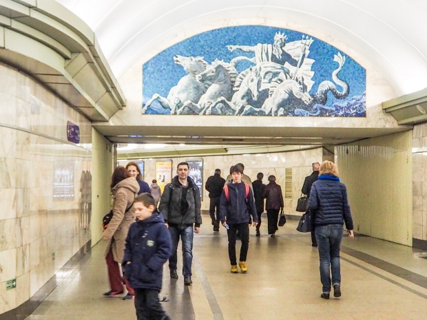 Μετρό Αγίας Πετρούπολης ©Άννα Διαμανίδη
