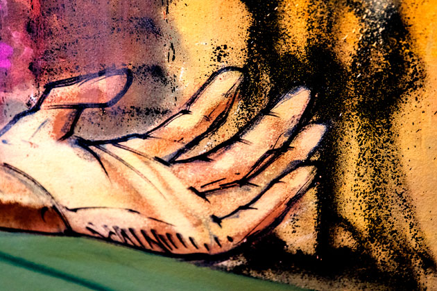 Μια Belleville από σπρέι © Alex Grymanis Trippin on Belleville. Η full color τοιχογραφία που υπογράφουν οι Billy Gee, Alex Martinez και Lune82 κάνει αυτή την εβδομάδα εντυπωσιακά εγκαίνια