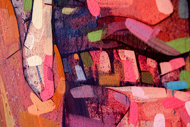 Μια Belleville από σπρέι © Alex Grymanis Trippin on Belleville. Η full color τοιχογραφία που υπογράφουν οι Billy Gee, Alex Martinez και Lune82 κάνει αυτή την εβδομάδα εντυπωσιακά εγκαίνια