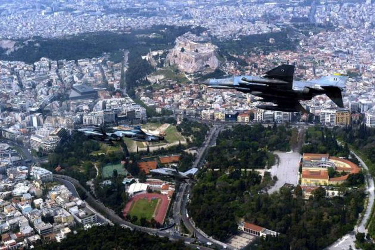 Η Αθήνα με τα μάτια των πιλότων της Πολεμικής Αεροπορίας