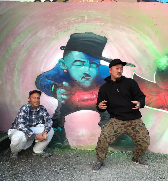 Alex Martinez και ο κορεάτης Dhale Alex Martinez και ο κορεάτης Dhale