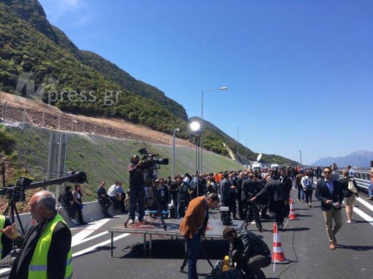 Αθήνα – Πάτρα σε 99 λεπτά! Εγκαινιάστηκε το νέο τμήμα της Ολυμπίας Οδού 