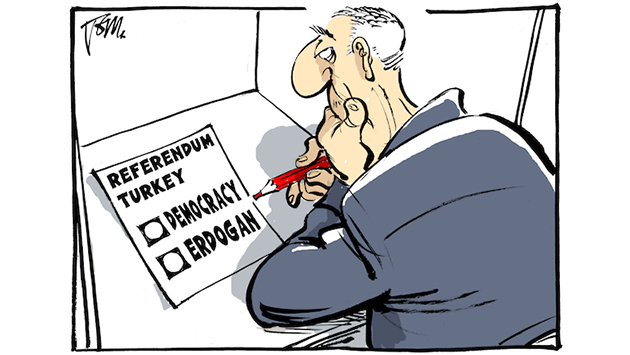 7+1 σκίτσα για το δημοψήφισμα του Σουλτάνου