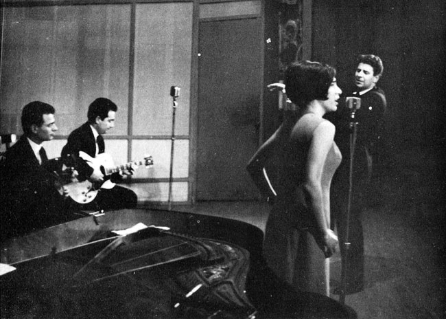 Με τη Μαρία Φαραντούρη, 1965