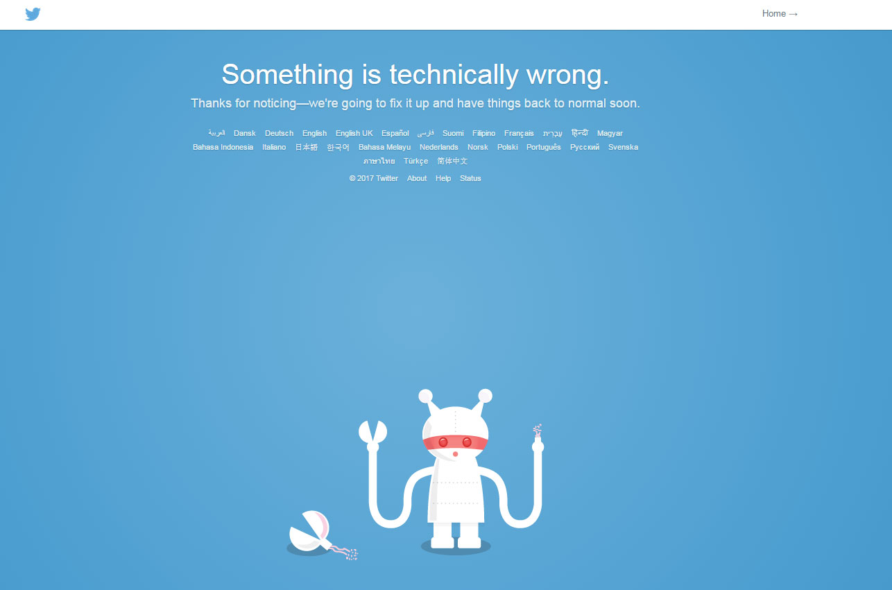 Έπεσε το Twitter Έπεσε το Twitter