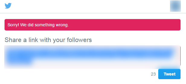 Έπεσε το Twitter Έπεσε το Twitter