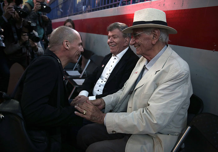 Γιάνης Βαρουφάκης - Βασίλης Βασιλικός - Δήμος Μούτσης