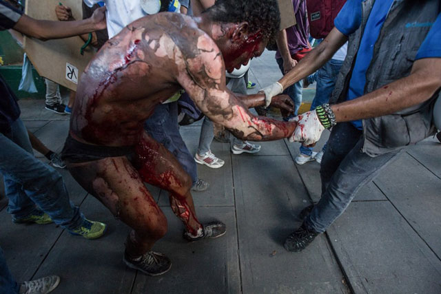  Όγδοη εβδομάδα κινητοποιήσεων κατά του Μαδούρο