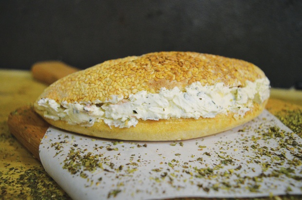 Cream cheese - Oven Sesame Greek Street Food