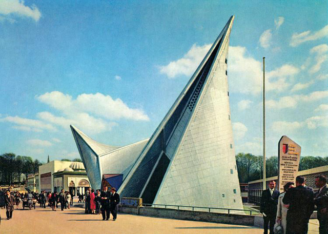 Philips Pavilion, Le Corbusier/ Διεθνή Έκθεση Βρυξελλών EXPO '58 - Βέλγιο, 1958