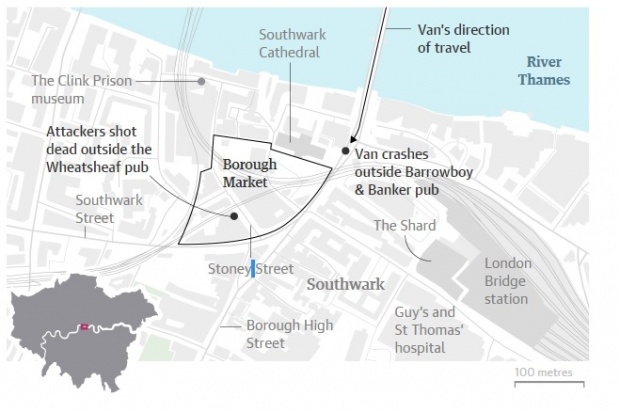 Τα 8 λεπτά της πολύνεκρης τρομοκρατικής επίθεσης στο Λονδίνο