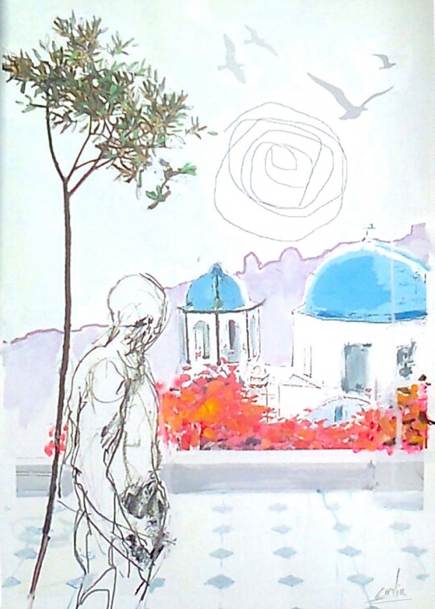 Η Σαντορίνη, από άνοιξη σε καλοκαίρι