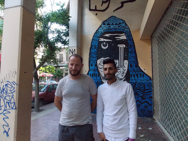 Ο Barshank Haj Younes μαζί με τον Φώτη Φωτείνογλου, ιδιοκτήτη στις Σεϋχέλλες
