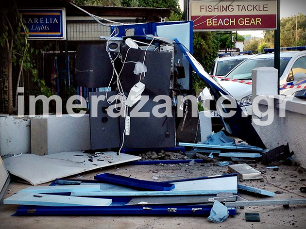 Ανατίναξαν ATM στις Αλυκές Ζακύνθου 