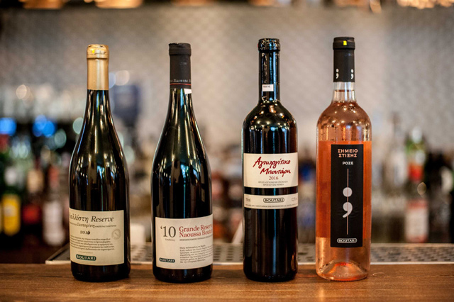 Καλλίστη Reserve (Σαντορίνη), Grande Reserve Νάουσα, Αγιωργίτικο Μπουτάρη (Νεμέα), Σημείο Στίξης (Αρκαδία)