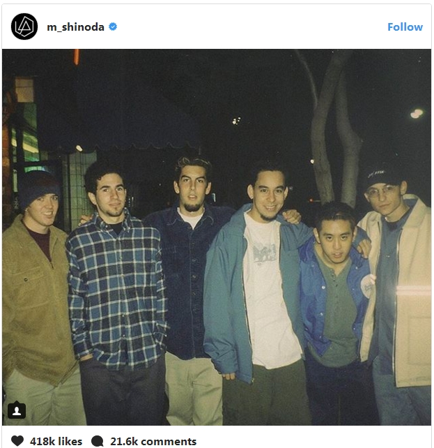 Η πρώτη φωτογραφία που έβγαλαν ποτέ οι Linkin Park σαν γκρουπ Η πρώτη φωτογραφία που έβγαλαν ποτέ οι Linkin Park σαν γκρουπ