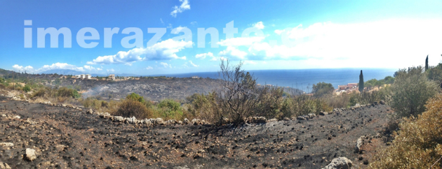 Η Ζάκυνθος στο έλεος των εμπρηστών