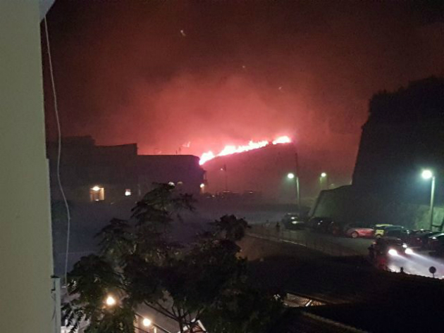 Φωτιά πήρε η Ακρόπολη της Κέρκυρας