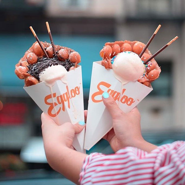 Παγωτό σε χωνάκι βάφλας, Eggloo