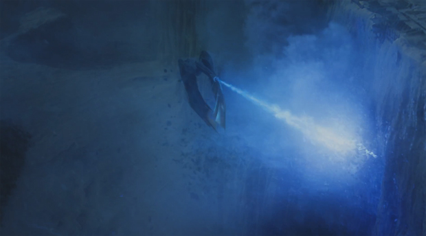 Dragon destroys The Wall