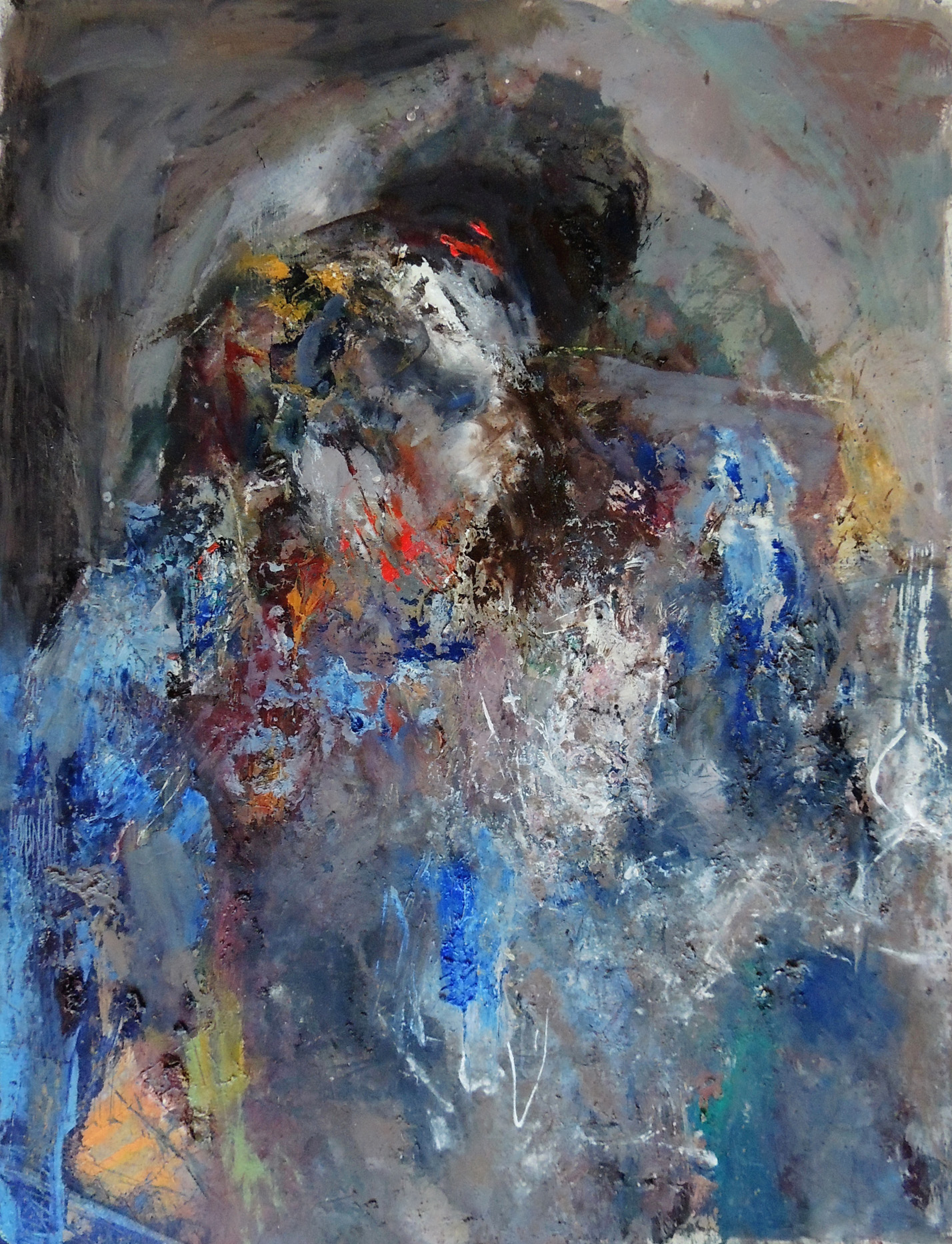 7. Owl hat&#44 90x68cm&#44 oil on canvas