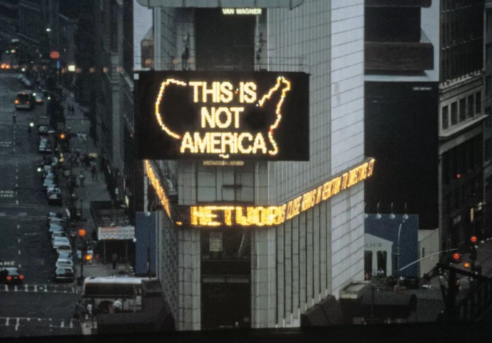 Alfredo Jaar,  «A Logo for America»